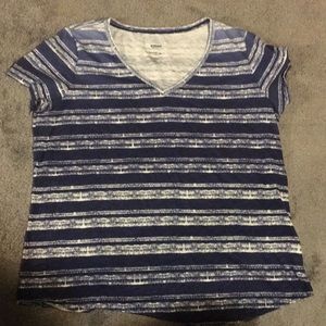 Abstract striped T